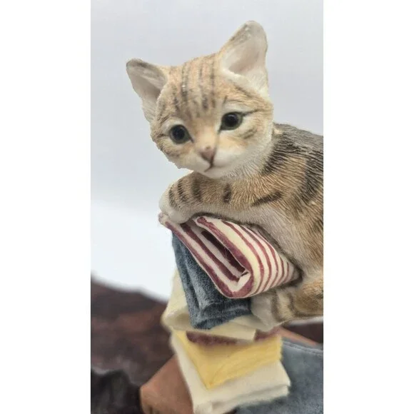 Country Artists Kitty Cat Figurine Hang in There cat lovers unique rare - Picture 7 of 12